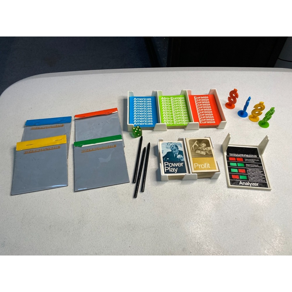 Vintage 1973 Parker Brother Billionaire Board Game Replacement Pieces lot
